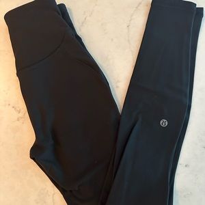 Lululemon High Rise Fleece Tight Size 0